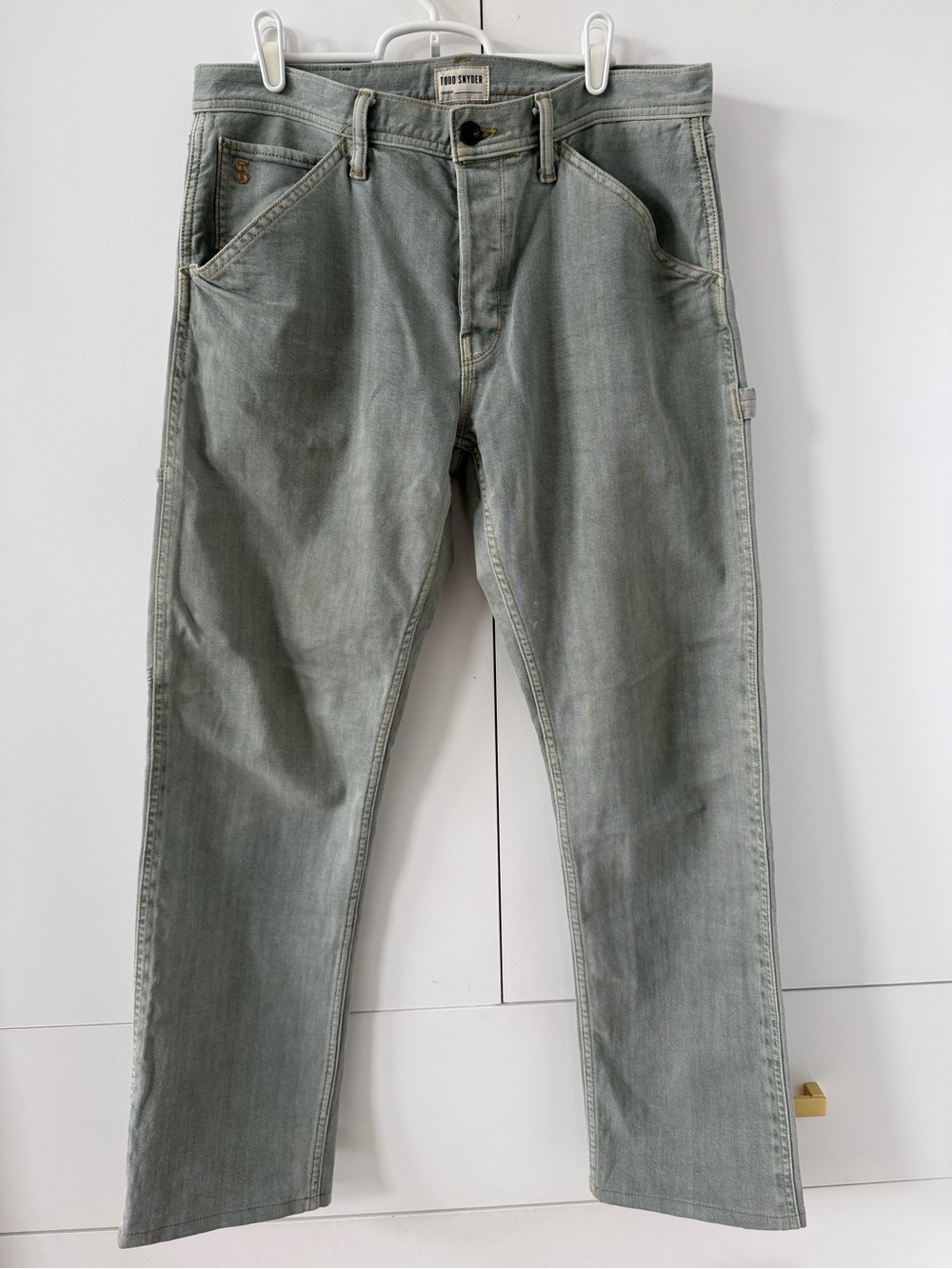 Todd Snyder denim carpenter pants
